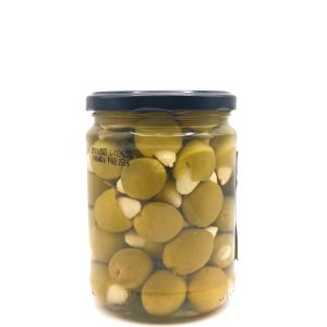 Aceituna manzanilla rellena almendra 450 grs